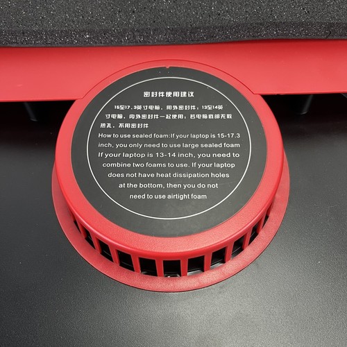 IETS GT500 V1 5000 RPM 13-17.3” Laptop Cooling Fan w/ Sealing Foam USB Hub - Photo 9/10