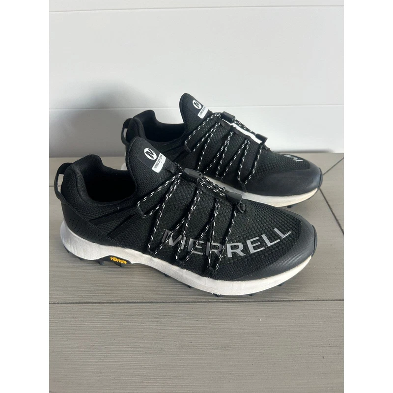 merrell long sewn slip on running mega grip shoes