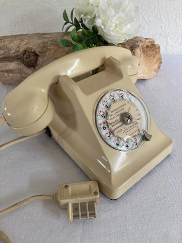 525⚜️ Ancien Téléphone Propriété de L'état P.et T. Appareil Mobile BCI Vintage - Zdjęcie 13 z 16