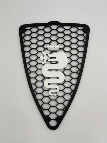 Griglia Scudo A Nido D'Ape Alfa Romeo Mito 2008-2015 Con Biscione BIANCA - Imagen 1 de 5