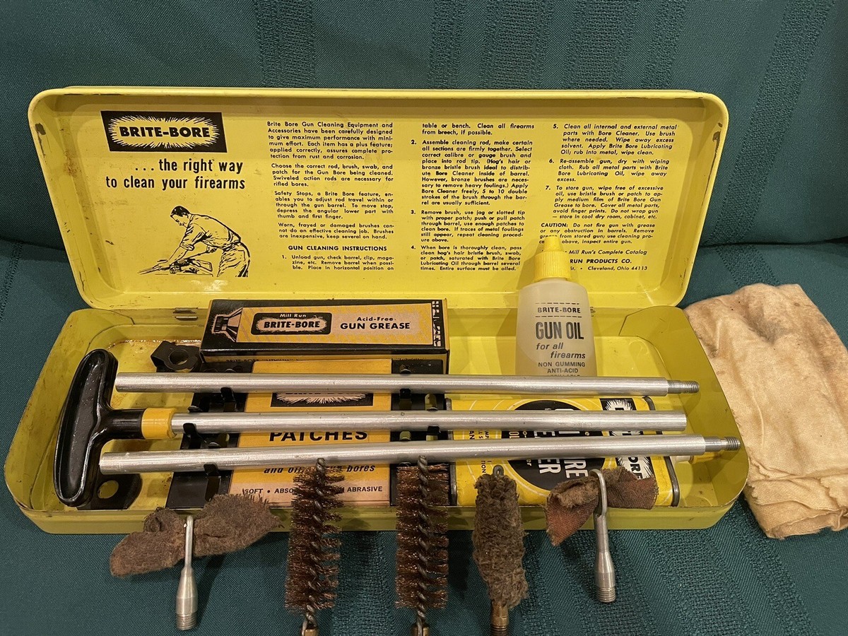 アメリカン雑貨 インテリア オイル缶  Brite-Bore Gun Cleaner Nitro Powder ヴィンテージ ガンクリーナー アメリカン雑貨 インテリア オイル缶 Brite-Bore Gun Cleaner