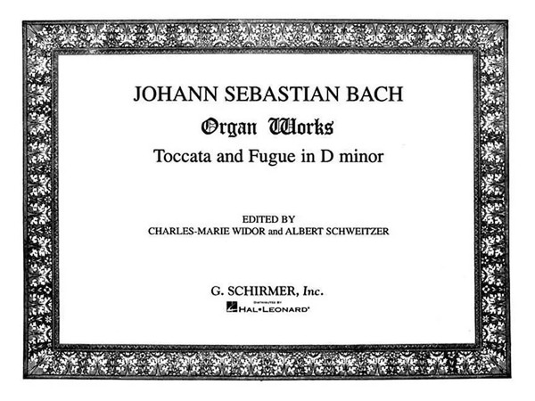 Johann Sebastian Bach: Organ Works Toccata And Fugue In D Minor Bwv 565 For...-image