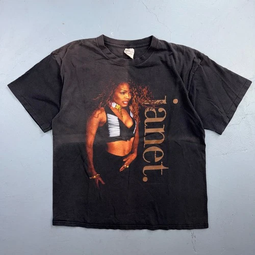 Janet Jackson World Tour Single Stitch T Shirt 90s 1990s vintage concert t-shirt, vintage, single stitch, B+ condition