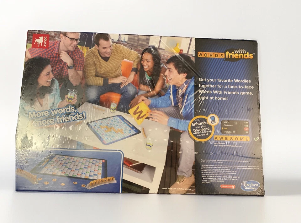 NEW - Words with Friends Magnetic Game & Message Board Zynga + FREE Digital Code - Image 3 of 4