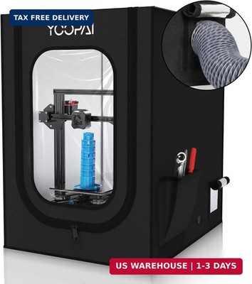 YOOPAI 3D Printer Enclosure, Dustproof Tent Constant Temperature Protective Cove