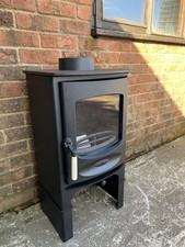 Charnwood C5 Wood Burning Stove On Log Store 5kw Defra Approved Stove Lig Burner
