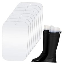 8Pcs Boot Inserts to Keep Shape, Boot Shapers for Tall Boots 12in White