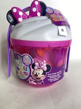 Disney Junior Minnie Mouse Fab Food Bucket 25 Piece Playset Pretend Toy Set NEW
