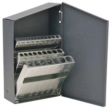 Huot 10550 Drill Bit Case, Jobber Length, Steel