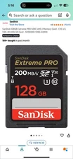 FOUR ——128gb micro sd cards sandisk extreme pro