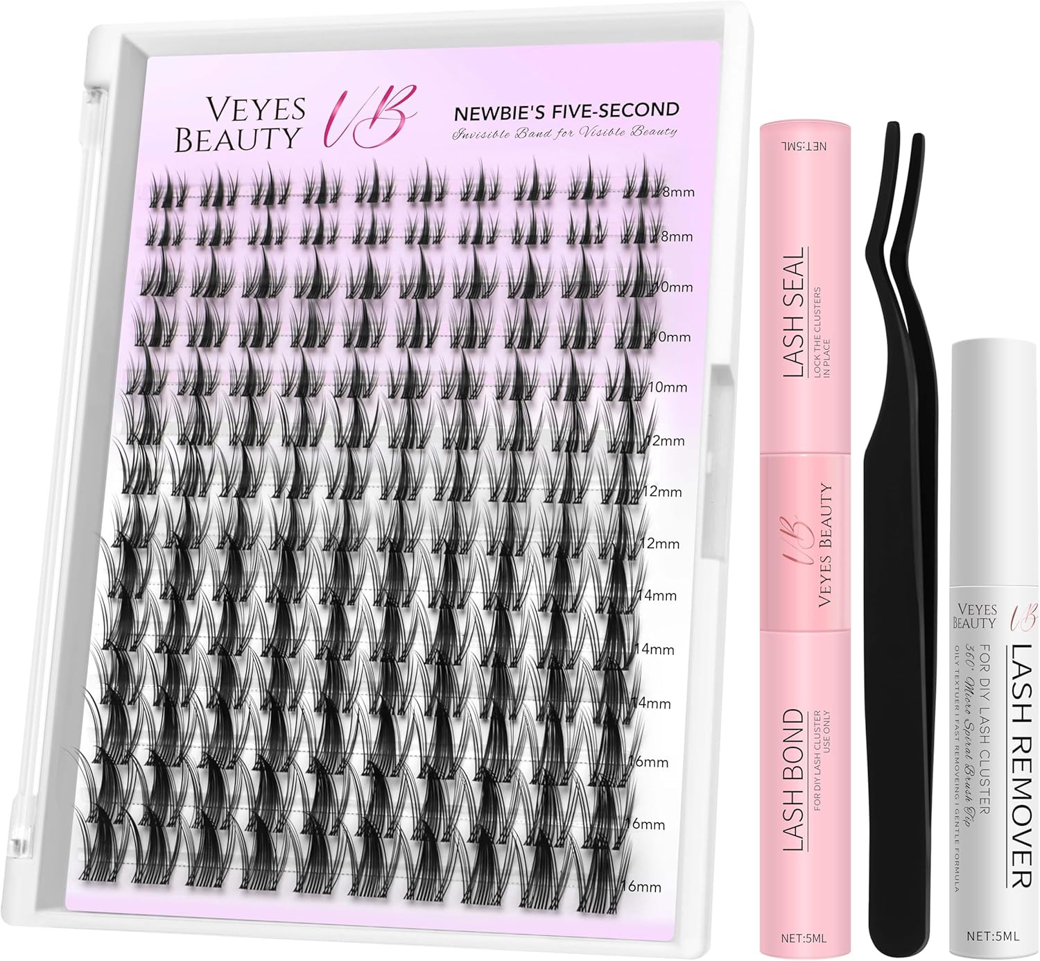 VEYESBEAUTY Kit Laminazione Ciglia e Extension Ciglia Fai Da Te 8-18mm