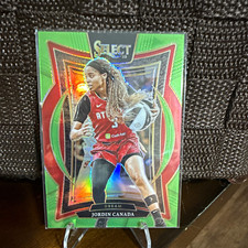 Panini Select WNBA 2025 Neon Green Prizm /75 Jordin Canada #62 Concourse