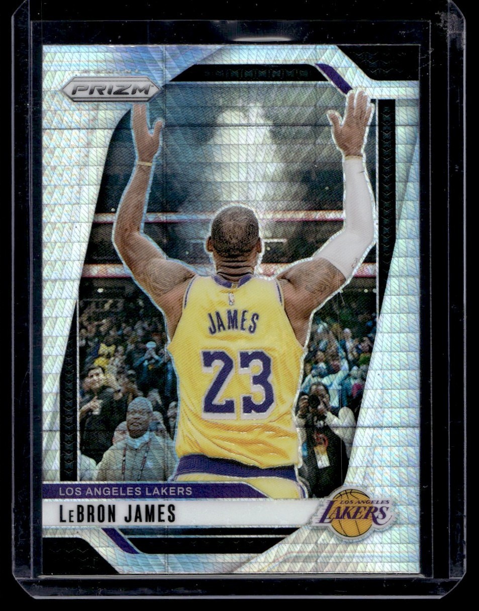 2024-25 Panini Prizm Prizms Hyper Chalk Toss LeBron James #130