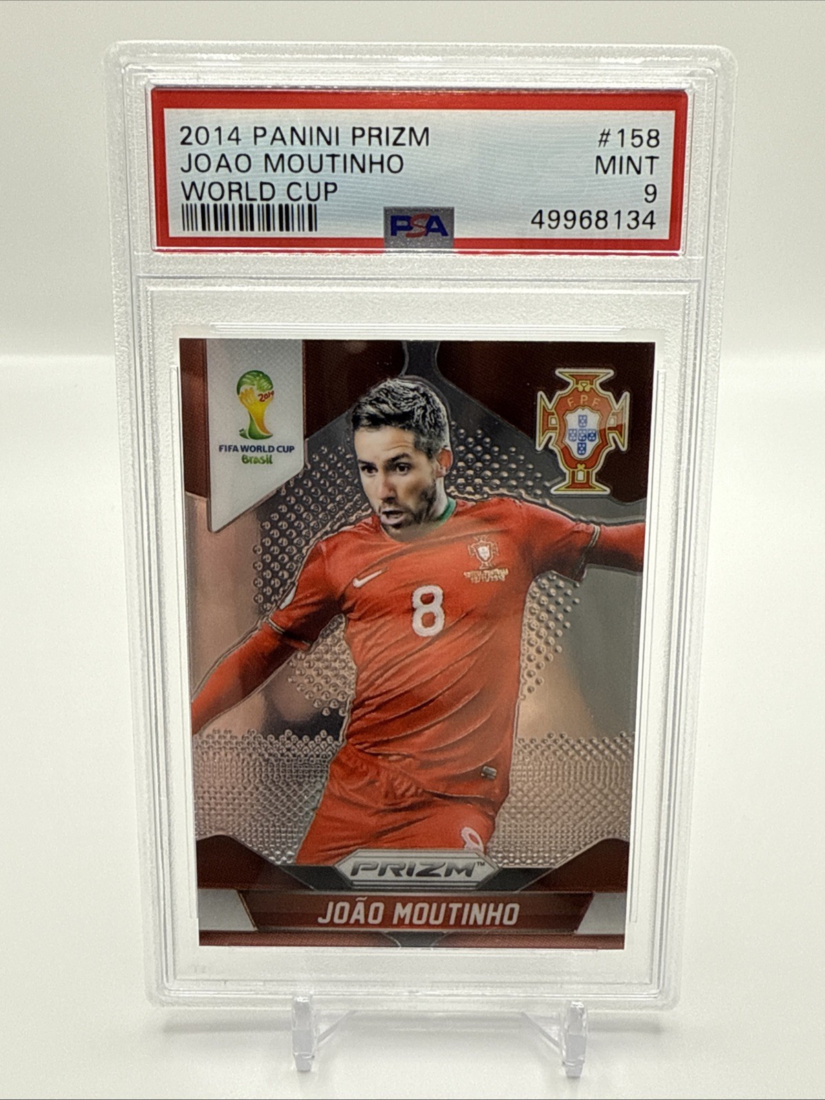 2014 Panini Prizm World Cup Joao Moutinho João Moutinho #158 PSA 9 MINT