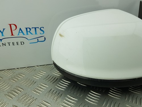 AUDI Q7 WING MIRROR RIGHT DRIVER SIDE IN WHITE LY9C POWER FOLD HEATED 4L 2009 - Picture 4 of 17