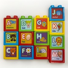 Vtech Ultimate Alphabet Train Blocks Sit to Stand Complete Set Replacement Lot