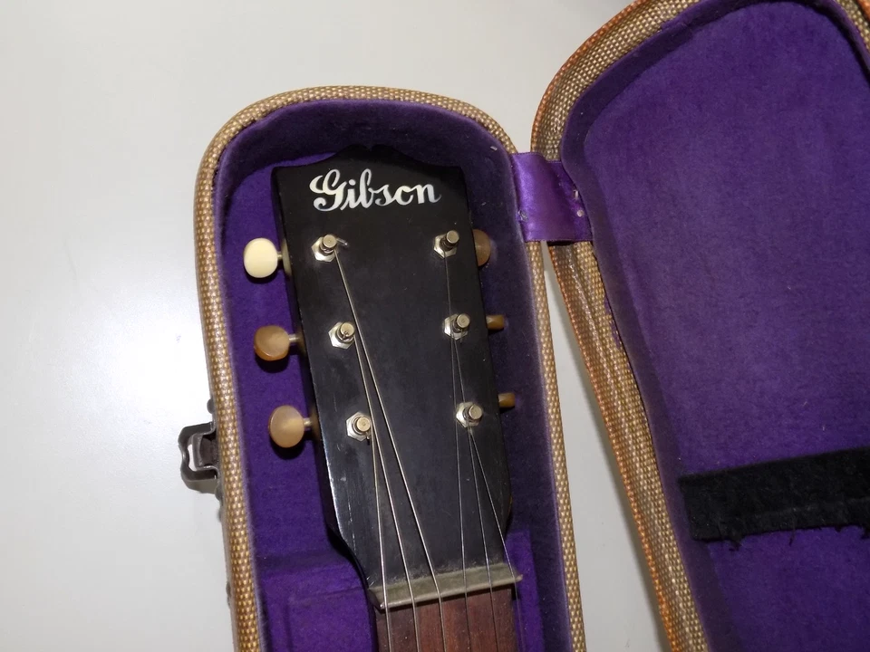 GIBSON F924-18 LAP STEEL SUNBURST WITH CASE 1930's? 1940's? NICE RARE MAKE OFFER - Image 3 of 4
