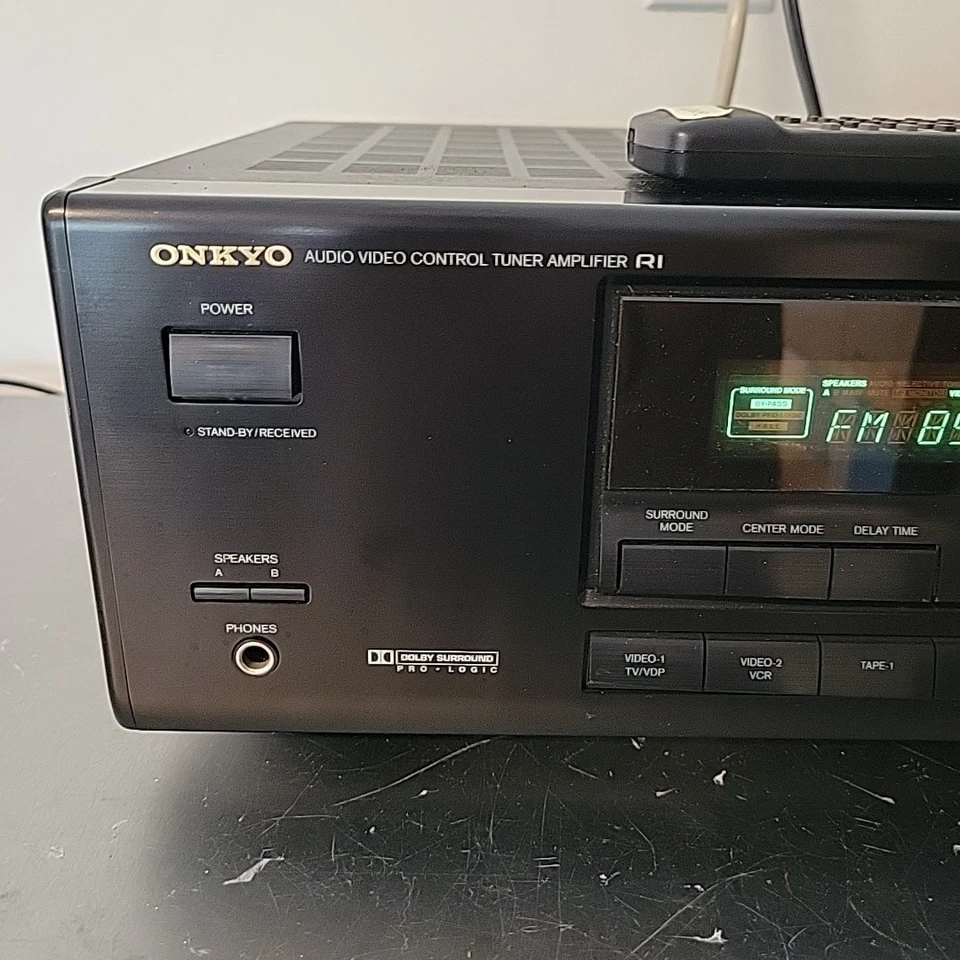 ONKYO TX-SV434 5.1 Channel Receiver Tuner Amplifier Audio Video Remote Bundle - Image 2 of 4