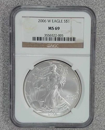 2006-W BU American Silver Eagle NGC MS69 (005)