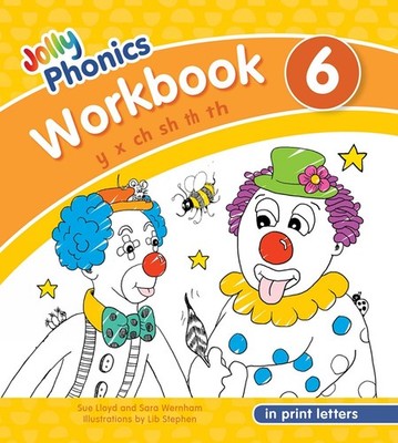 Jolly Phonics Workbook 6: In Print Letters (American English Edition) (Jolly...