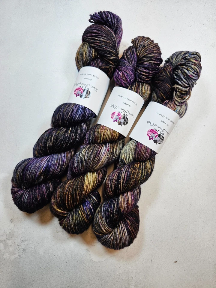 Sw Merino/Nylon Garn, Dk Gewicht, 100g, Wild Reverie - Bild 3 von 4