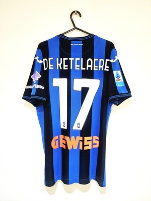 Neu! *Neu mit Etikett* 24/25 Atalanta Player Issue Trikot #17 De Ketelaere Größe M Belgien