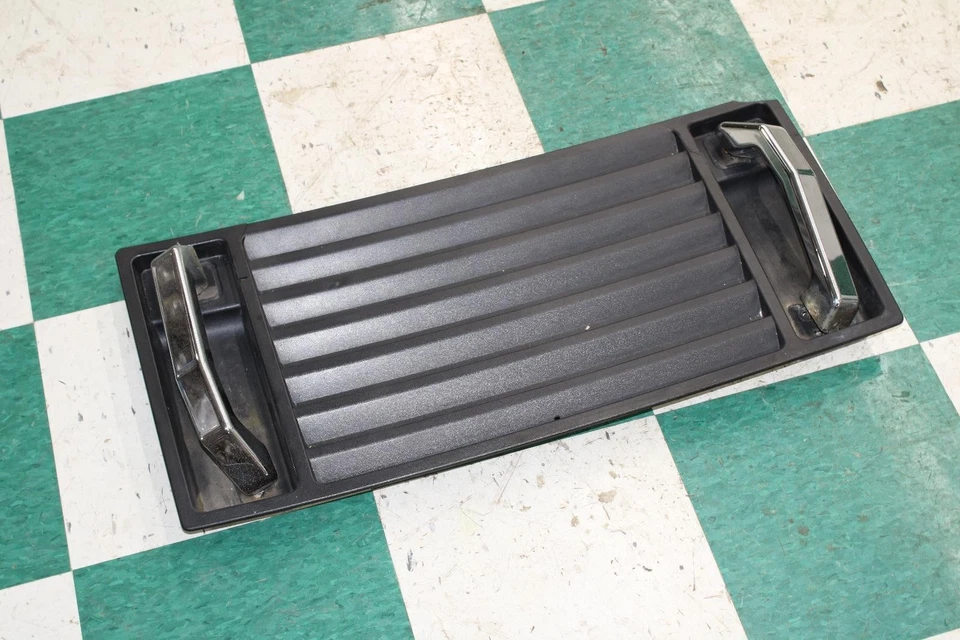 03-09 Hummer *DMG* H2 Black Chrome Handles Hood Mounted Grille Grill Vent Panel Foto 2 de 4