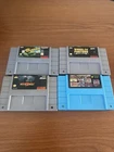 Super Nintendo SNES Game Lot Of 4 Tested Plus One 49 In 1 Game