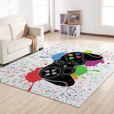 "Gaming Rug 59""x39"" Kids Teen Boys Bedroom Gamer Room Area Floor Mat"