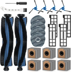 22 Pack Replacement Accessories for Eufy X10 Pro Omni Robot Vacuum Cleaner | 2 M
