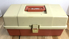 Vintage Plano 5520 Tackle Box USA Fishing Storage Organizer Excellent