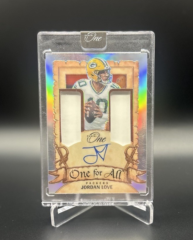 2023 Panini One One for All Autographs Jordan Love /99 #341