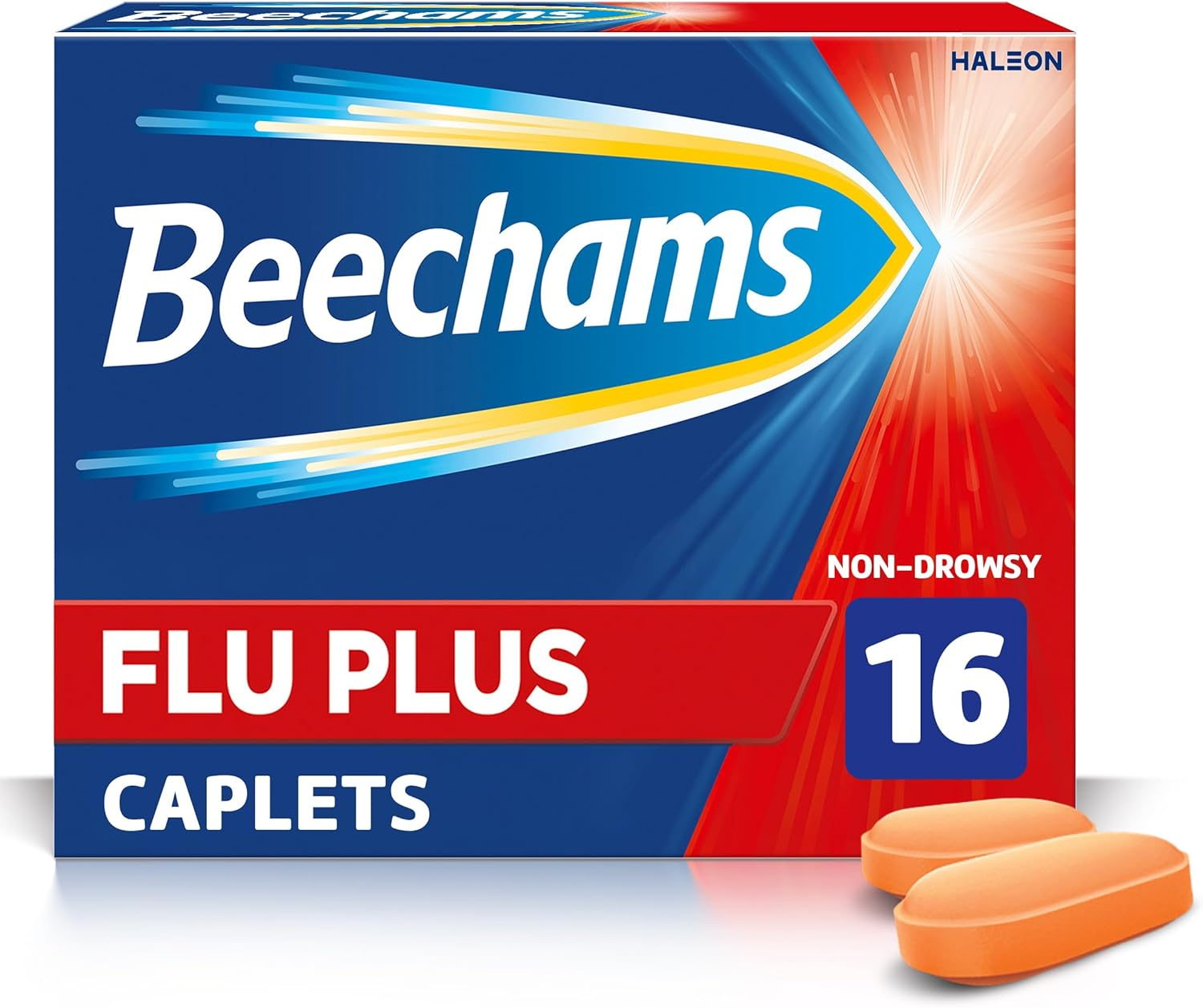 Beechams Cold and Flu Caplets| Cough Medicine for Adults and C&F CAPLETS 16
