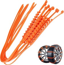 10 PCS Adjustable Anti-Slip Tire Zip Ties for Snow Chains  Universal Winter Car
