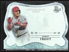 Mike Trout 2014 Bowman Platinum Cutting Edge Stars A #CES-MTR Los Angeles Angels