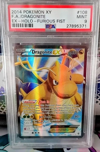2014 XY Dragonite full art PSA Mint 9