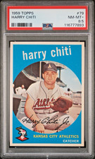 1959 Topps Baseball Harry Chiti PSA 8.5 Kansas City Athletics #79     cc23