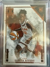 2025 Panini Impeccable WNBA #69 RC Saniya Rivers /75 Rookie 🔥