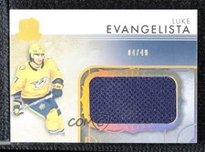 2023-24 Upper Deck The Cup Rookie Rink Gallery Jersey 4/49 Luke Evangelista 0rs6