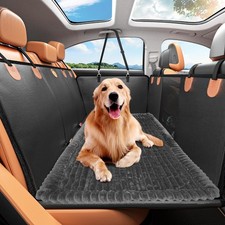 Backseat Pet Bed Mat, Dog Bed for Car, Dog Seat Cover for Car Back Seat, Non-Sli