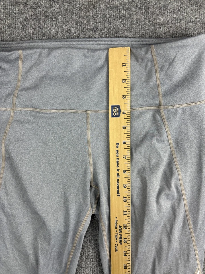 Athleta Leggings Womens Large Cropped Yoga Pants Mesh Panels Activewear Fitness - Image 4 of 4