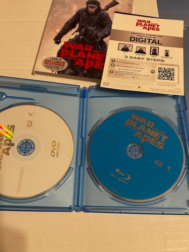 War for the Planet of the Apes (Blu-ray + DVD, 2017) Digital code has been used - 第 3/3 張圖片