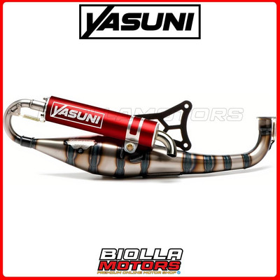 TUB910R AUSPUFF YASUNI C21 ROSSO MOTOBI IMOLA RS 50CC NON OMOLOGATA