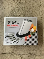 Global Classic G-835/WS 6-Piece Knife Block Set  * NEW *