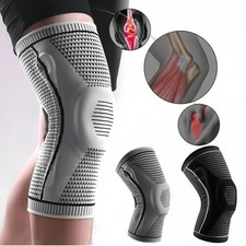 Knee Sleeves Compression Brace Support Sport Joint Injury Pain Arthritis Relief