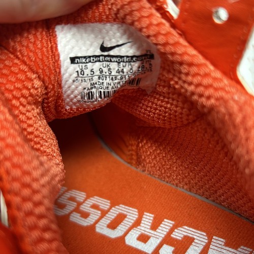 NIKE HUARACHE 5 ELITE MEN'S FOOTBALL LACROSSE CLEATS ORANGE 807142-811 SIZE 10.5 - Picture 8 of 10