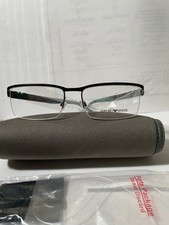 Emporio Armani EA 1014 3001 55 17 140 Black/Gray RBR Half Rim Eyeglass Frames