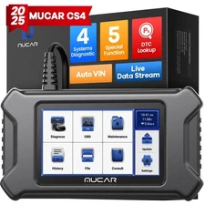 MUCAR CS4 OBD2 Scanner Code Reader Engine ABS SRS Fault Car Diagnostic Tool US