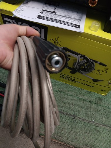 Kit nettoyeur haute pression d'eau électrique filaire Ryobi 1,2 GPM 1900 PSI RY1419MT - LIRE - Photo 8/18