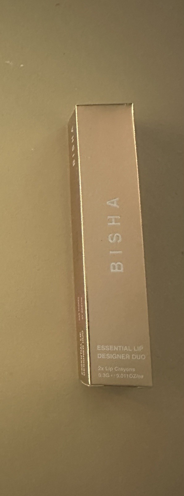 BISHA Essential Lip Designer Duo 2x Lip Crayons San Tropez St Barths New Sealed